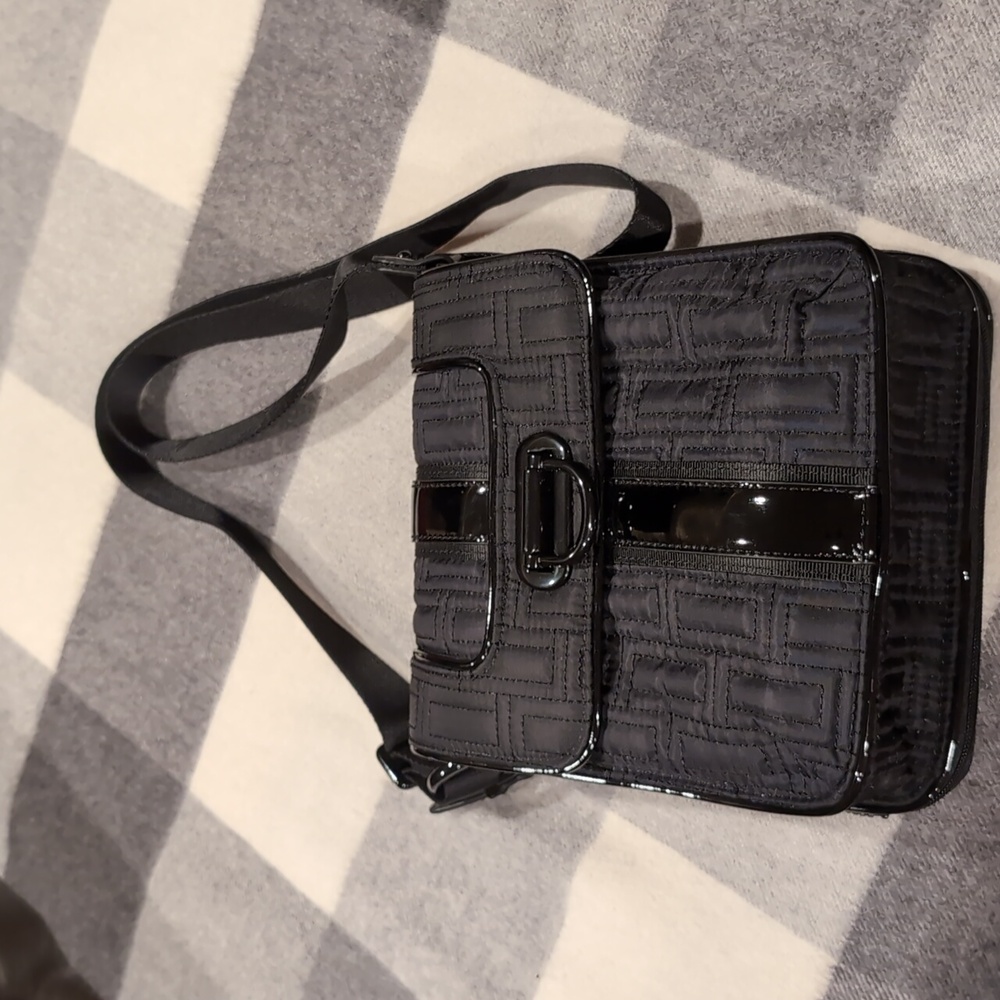 Vera Bradley Black Quilted Shoulder Bag